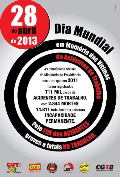 Dia Mundial em Memória das Vítimas de Acidente de Trabalho