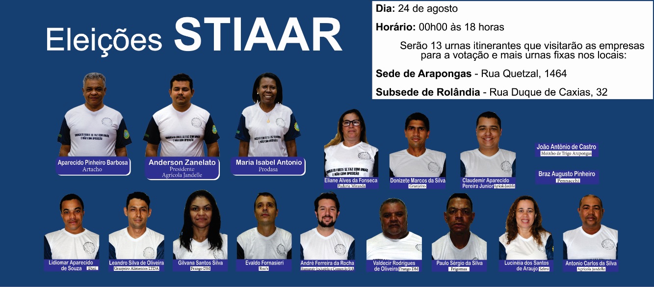 Eleições do STIAAR